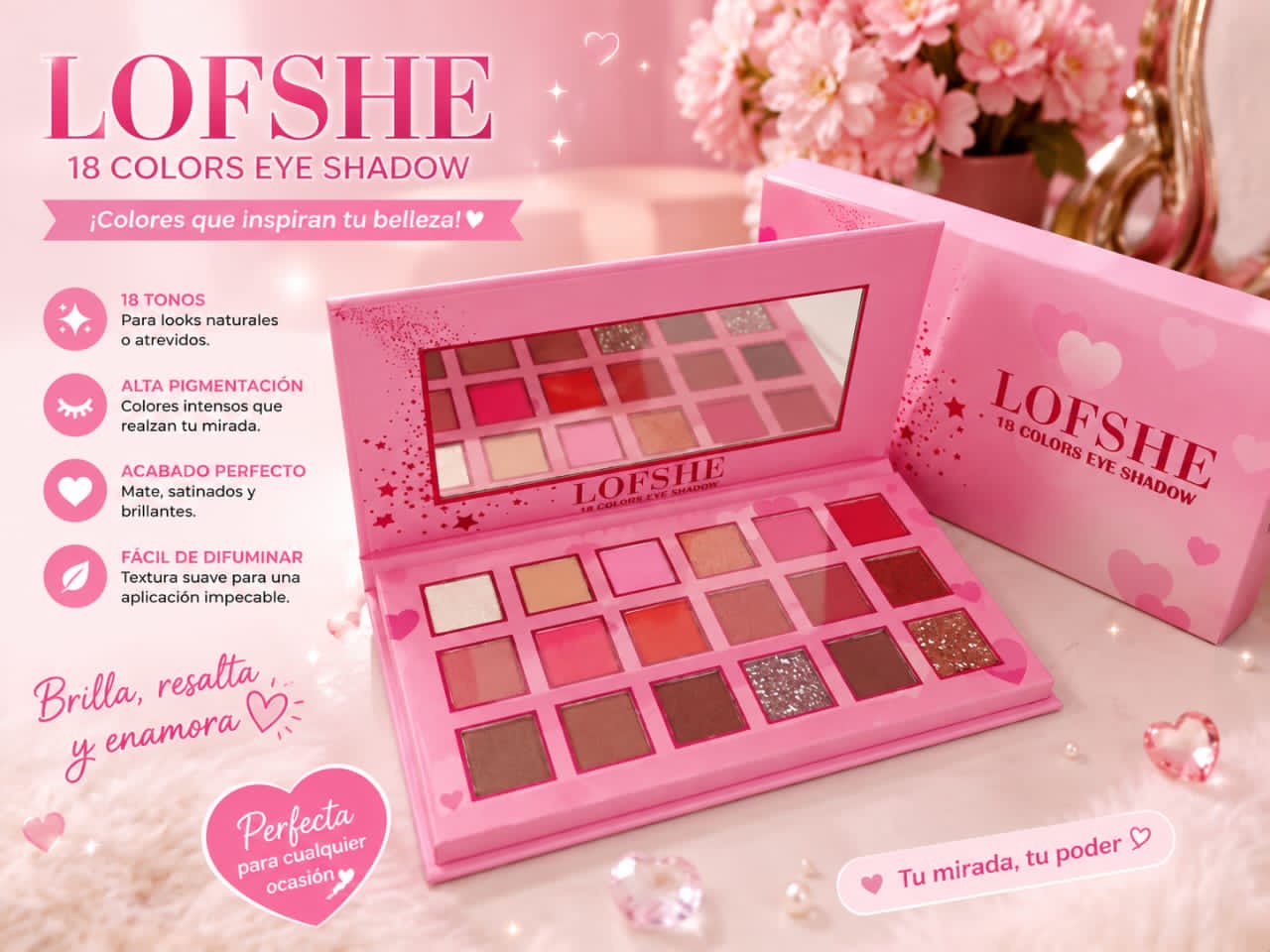 Sombras 18 tonos