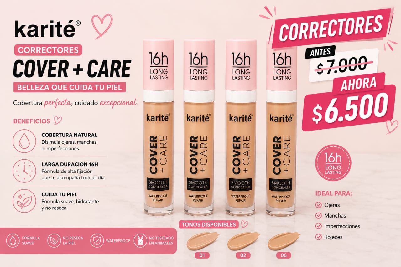 Correctores Cover + Care 