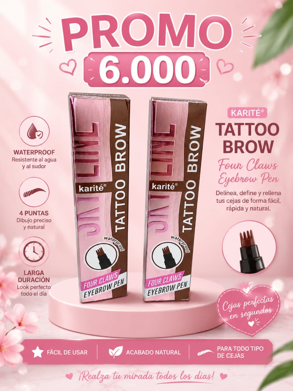 Plumon para cejas 