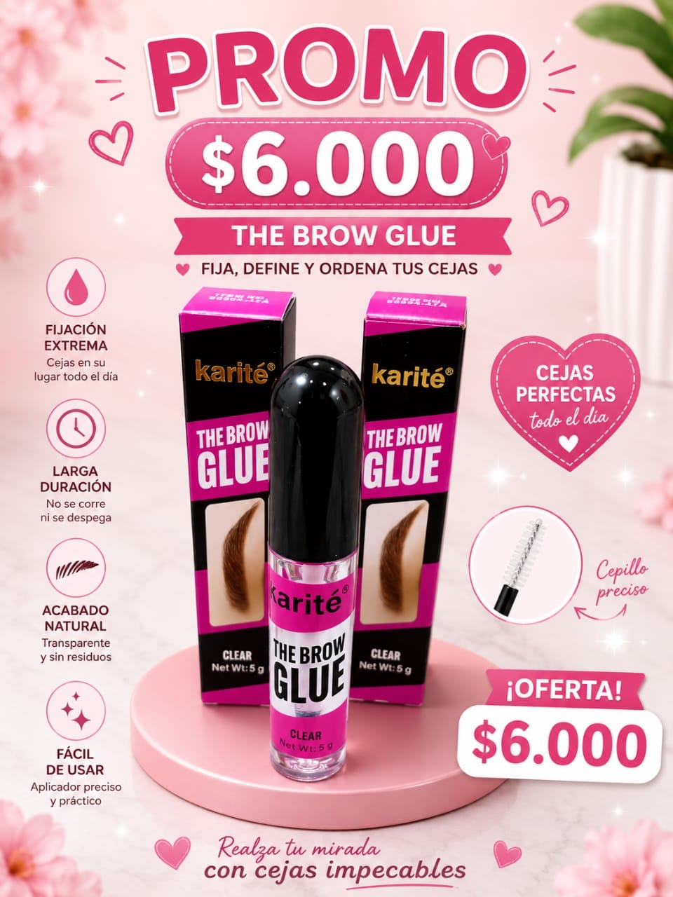 Gel fijador para Cejas 