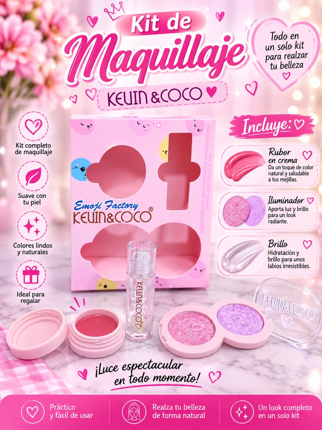 Kit de maquillaje 